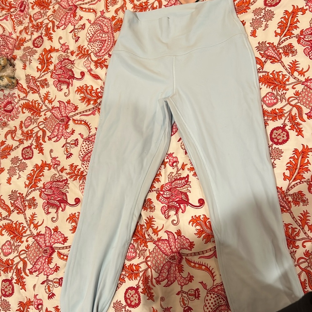 Icing blue lulu leggings